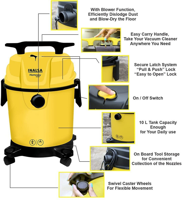 Inalsa Homeasy WD10 Wet &