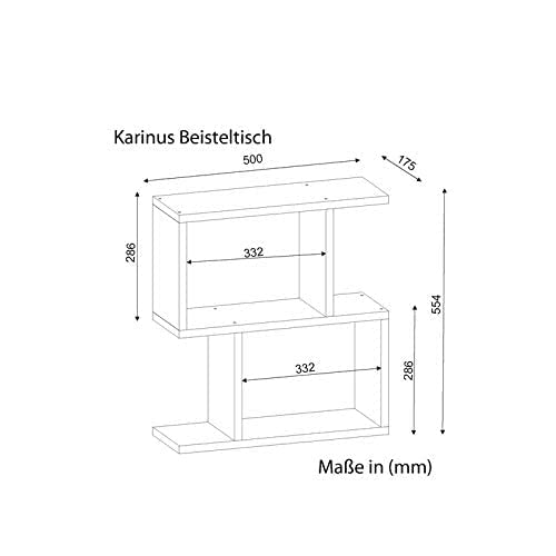 Heera Moti ZL Side Table/End Table (White) - Image 3