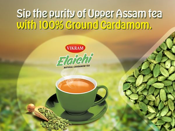 VIKRAM Elaichi CTC Tea