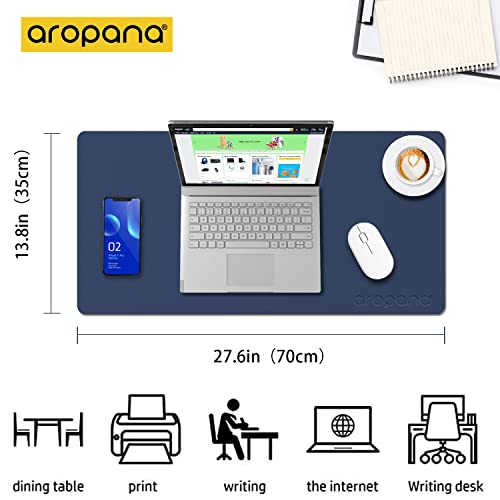 AROPANA Vegan Leather Desk Mat
