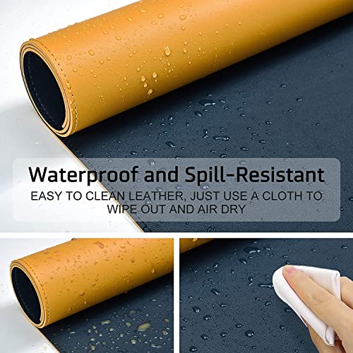 AROPANA Vegan Leather Desk Mat