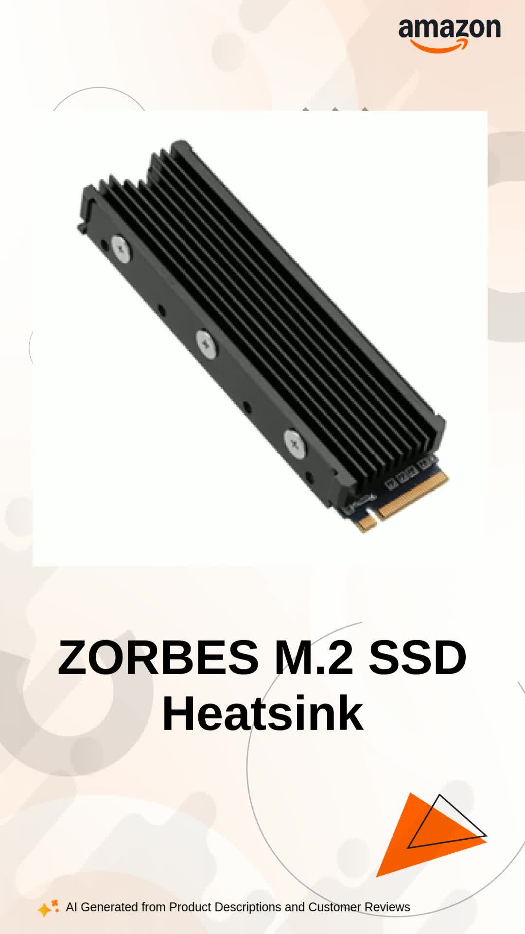 ZORBES Heatsink M.2 2280 Aluminum