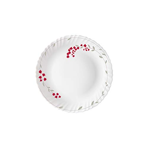 Larah by Borosil Verona Opalware Dinner Set, 27-Pieces, White - Image 2