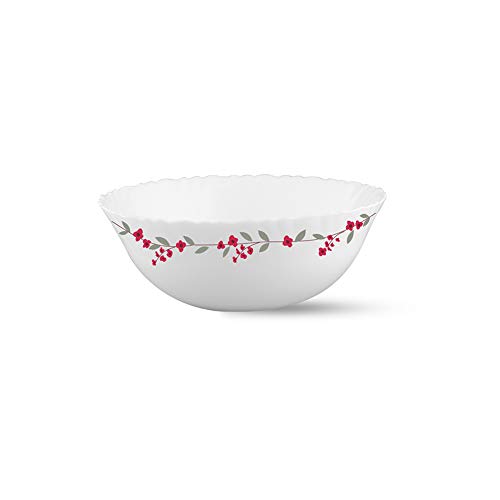 Larah by Borosil Verona Opalware Dinner Set, 27-Pieces, White - Image 5