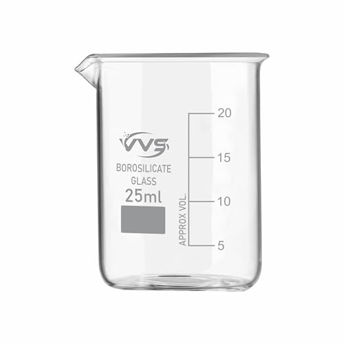 VVS Borosilicate Glass Beaker 25ml