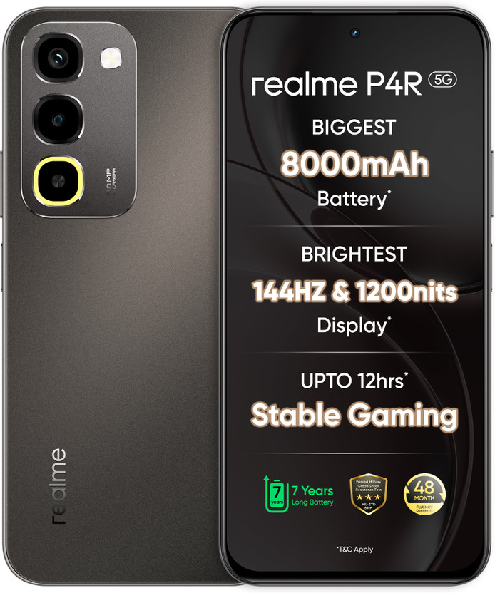 realme P4R 5G (Titanium Glare, 128 GB) (4 GB RAM)