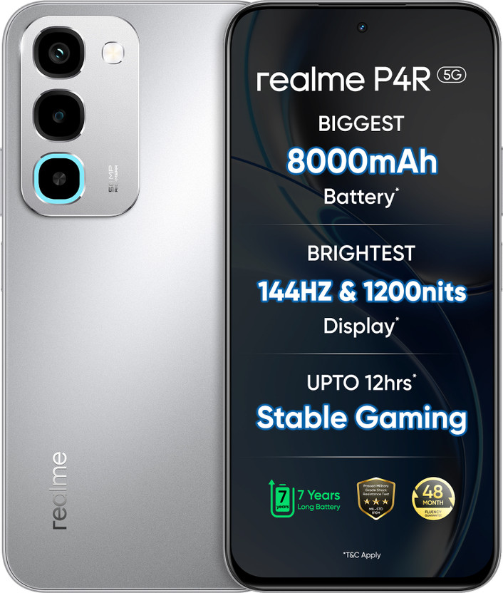 realme P4R 5G (Titanium Glare, 128 GB) (4 GB RAM) - Image 7