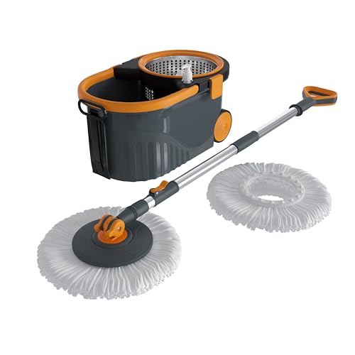 Bonkaso Spin Mop with Stainless