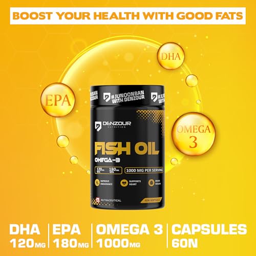 DENZOUR NUTRITION Omega-3 Fish Oil
