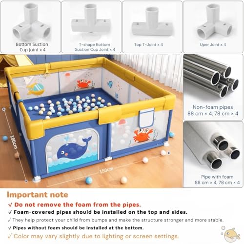 Dawnwake Playpen 150x180cm for Baby