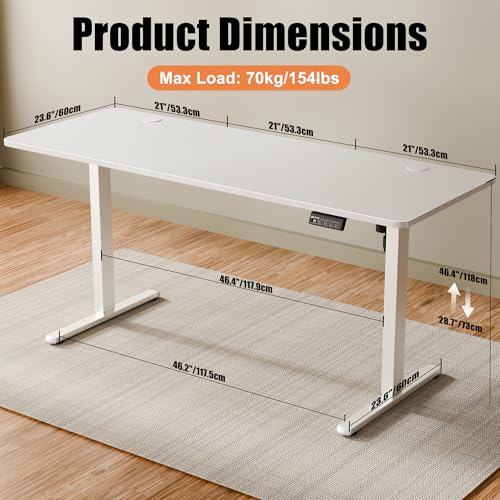 ERGOMAKER Electric Standing Desk 160x60cm