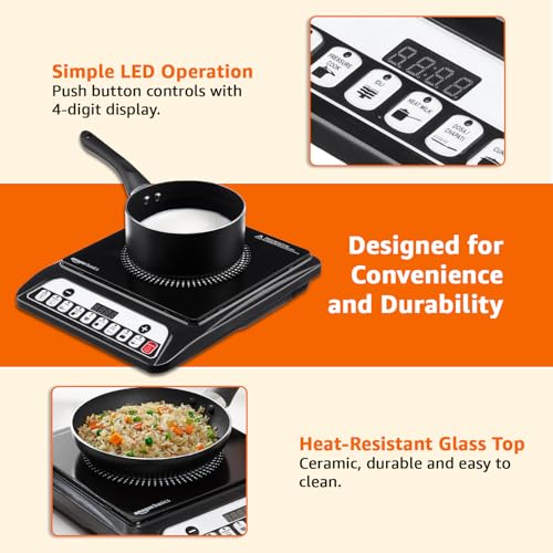 Amazon Basics 1600W Induction Cooktop