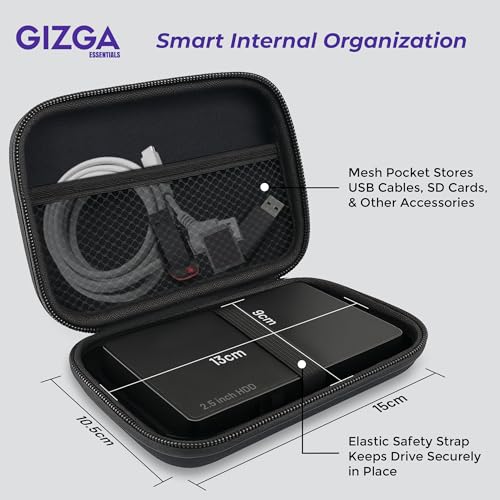 Gizga Essentials Hard Drive Case