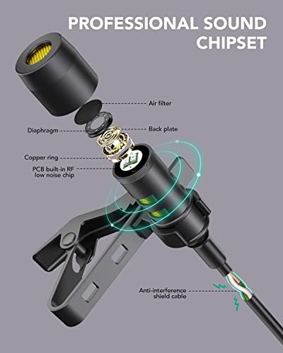 Kanget 3.5mm Clip Collar Mic