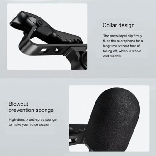 Kanget 3.5mm Clip Collar Mic