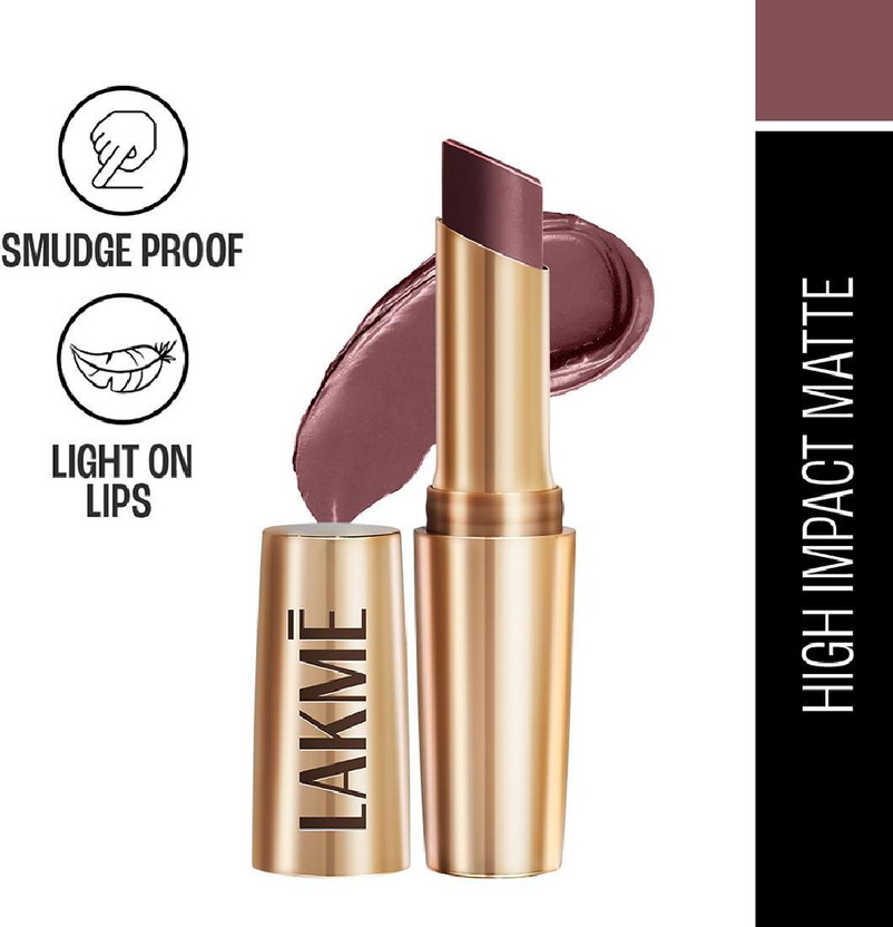 Lakmé 9to5 Powerplay Priming Matte Lipstick (Chocolate Crush, 3.6...more
