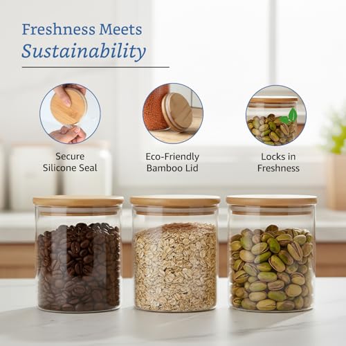 Amazon Brand - Solimo Glass Borosilicate Jar 600Ml,Transparent,4 PCS - Image 3
