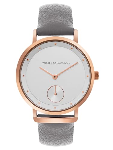 French Connection Silver Dial Analog Watch for Women -FCW09UL