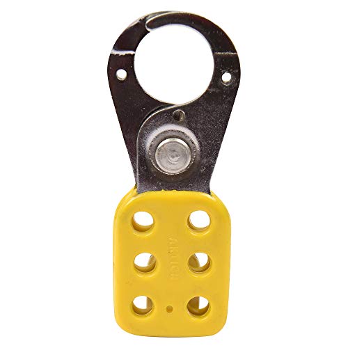 Lockout Electroplated HASP Premier AK-HS-67Y Lock and hold, (Pack of 5)