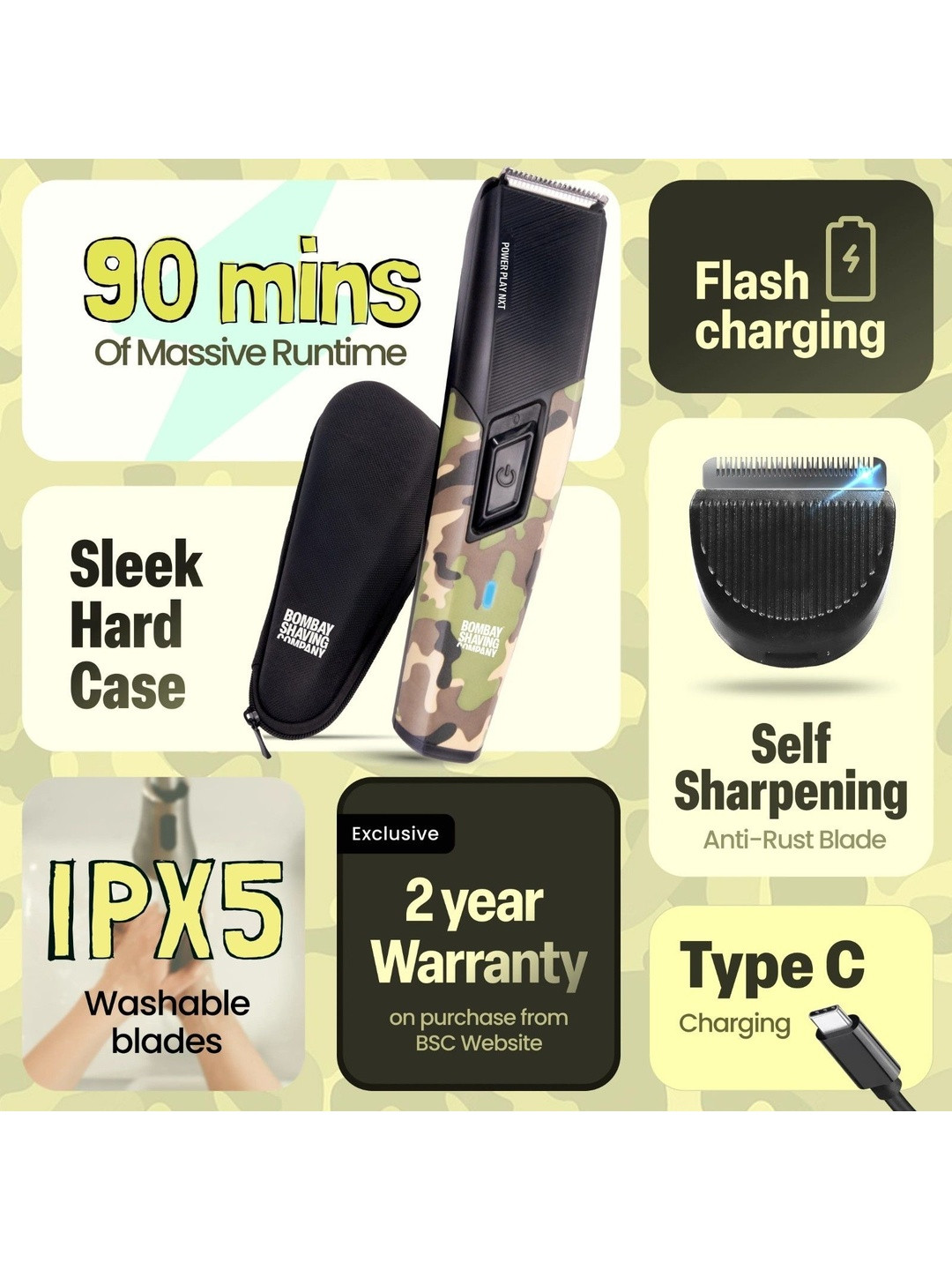 Bombay Shaving Company Power Play Nxt Combat Trimmer - Image 2