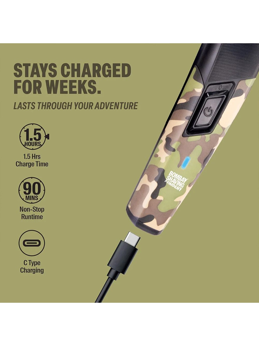 Bombay Shaving Company Power Play Nxt Combat Trimmer - Image 4