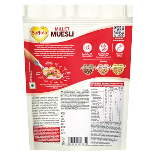 Saffola Millet Muesli with Crunchy