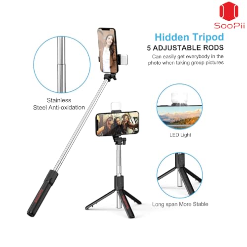 SooPii Selfie Stick Tripod