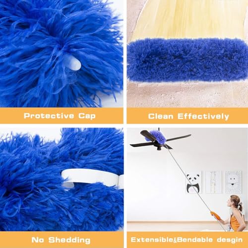 UCRAVO Blue Extendable Duster