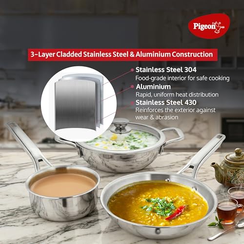 Pigeon Elite Stainless Steel Triply