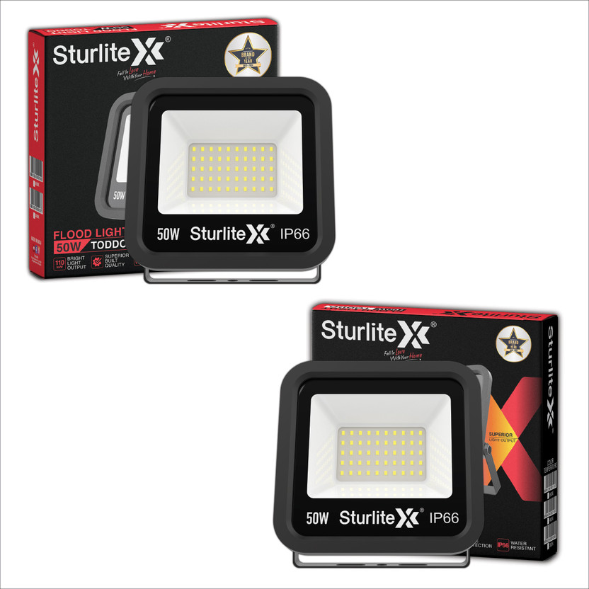 Sturlite Toddo 50 W LED Flood Light - (Pack of 2) (L-G-0187-50W) ...more
