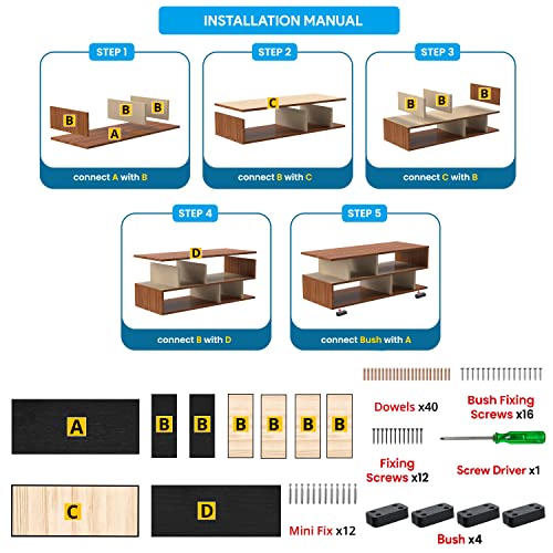 ABOUT SPACE Wooden Coffee Table