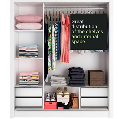 Madesa 3 Sliding Doors Wardrobe