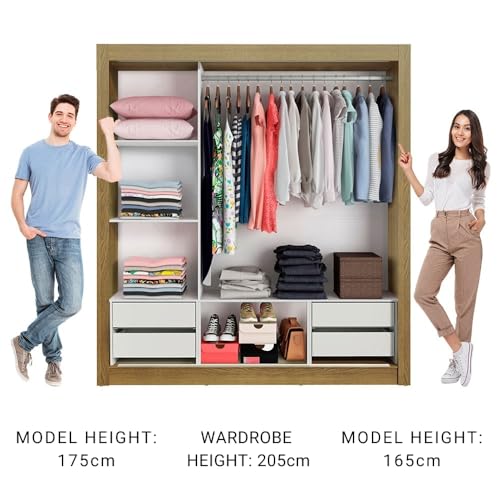 Madesa 3 Sliding Doors Wardrobe