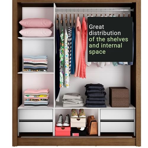 Madesa 3 Sliding Doors Wardrobe