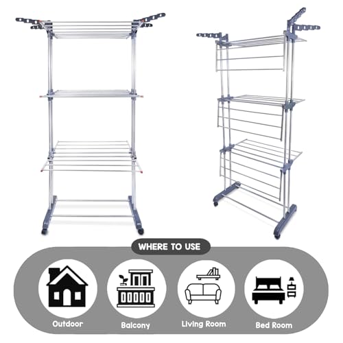 LiMETRO STEEL Clothes Drying Stand