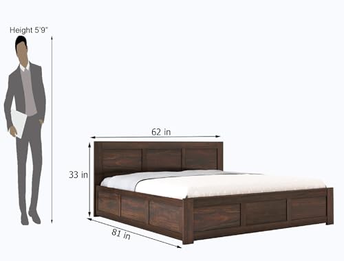 STRATA FURNITURE Sheesham Wood Queen