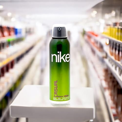 Nike Casual Fresh Spray Deo For Men, Green, 200Ml, 1 Count - Image 2