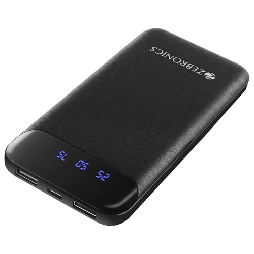 ZEBRONICS MB10000S4 Power Bank, 10000