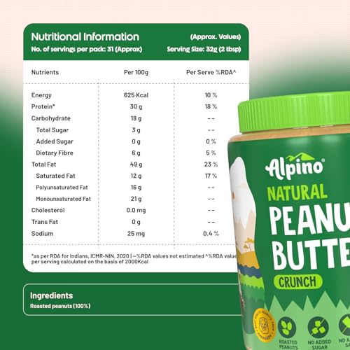 ALPINO Natural Peanut Butter Crunch