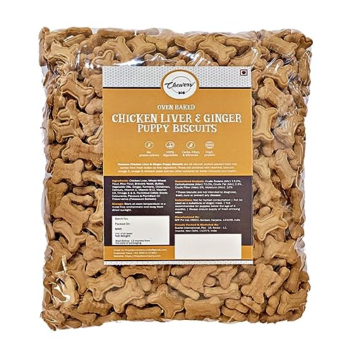 Chewers Chicken Liver & Ginger Puppy Biscuits, 1 Kg