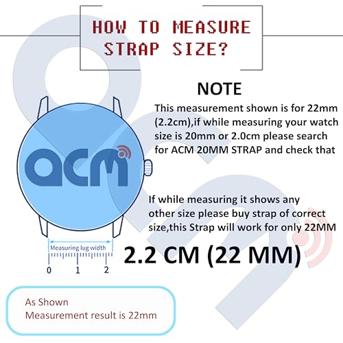 ACM Watch Strap 22mm