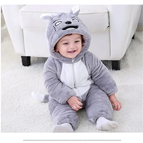 BRANDONN Unisex Baby Flannel Jumpsuit