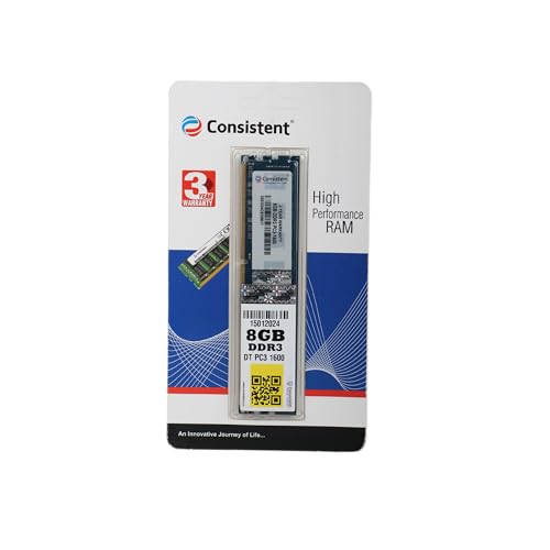 Consistent 8GB DDR3 1600MHz Desktop