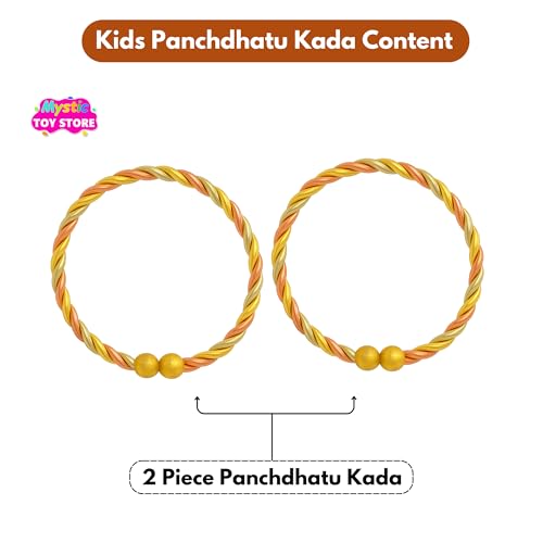 Adjustable Panchdhatu Kada for Baby Boys Girls Kids Anklet Bracelet - Image 2