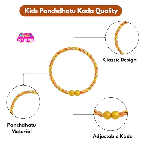 Adjustable Panchdhatu Kada for Baby Boys Girls Kids Anklet Bracelet - Image 4