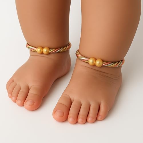 Adjustable Panchdhatu Kada for Baby Boys Girls Kids Anklet Bracelet - Image 6