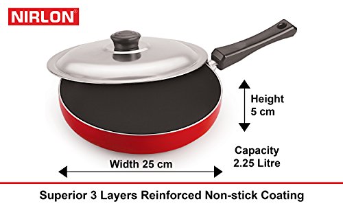 Nirlon Rust Free Non-Stick Cookware Gift Set Withsteel Lid - Image 3