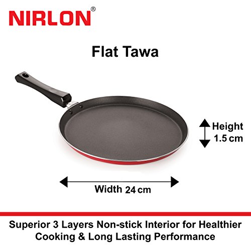 Nirlon Rust Free Non-Stick Cookware Gift Set Withsteel Lid - Image 5