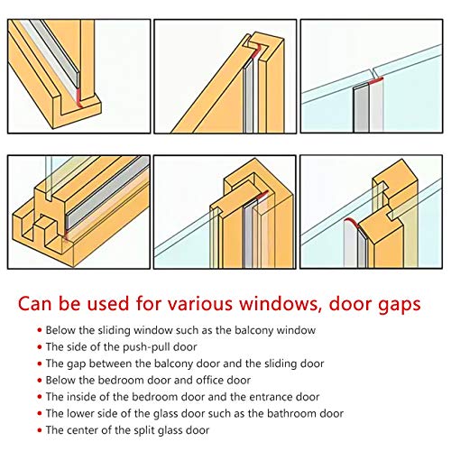 TORRAMI Silicone Door Sweep Draft