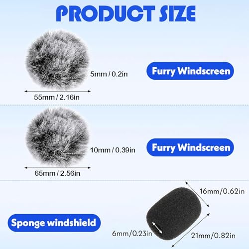 Mini Wireless Furry Windscreen &